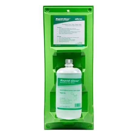 Sellstrom Rapid-Clear Portable Eyewash Station, Single Bottle Type, 32 oz. S90332